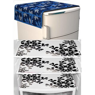 REVEXO Refrigerator Cover (Width: 20 cm, Multicolor)