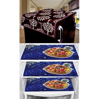 REVEXO Refrigerator Cover (Width: 20 cm, Multicolor)