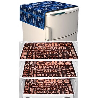 REVEXO Refrigerator Cover (Width: 20 cm, Multicolor)