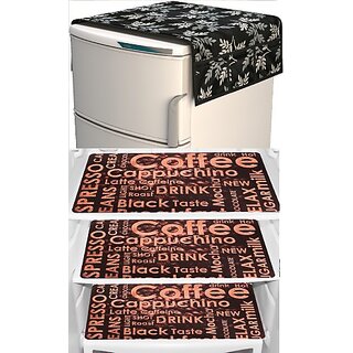 REVEXO Refrigerator Cover (Width: 20 cm, Multicolor)