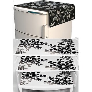 REVEXO Refrigerator Cover (Width: 20 cm, Multicolor)
