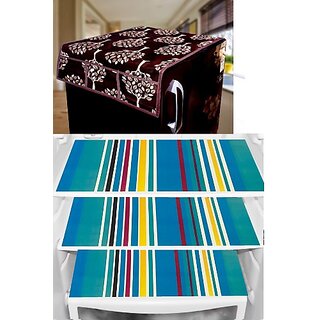 REVEXO Refrigerator Cover (Width: 20 cm, Multicolor)