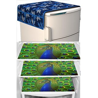 REVEXO Refrigerator Cover (Width: 20 cm, Multicolor)