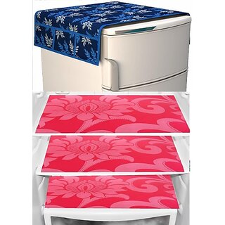 REVEXO Refrigerator Cover (Width: 20 cm, Multicolor)