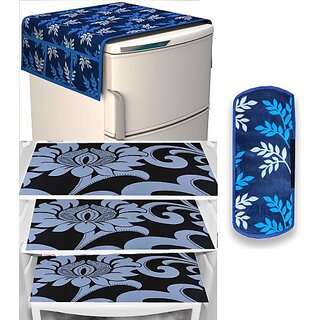 REVEXO Refrigerator Cover (Width: 98 cm, Multicolor)