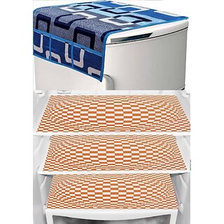 REVEXO Refrigerator Cover (Width: 20 cm, Multicolor)