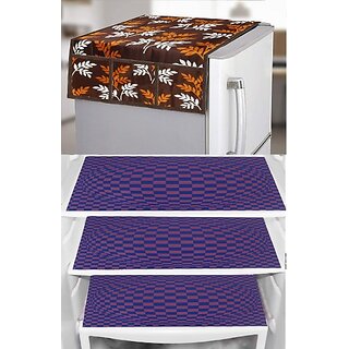 REVEXO Refrigerator Cover (Width: 20 cm, Multicolor)