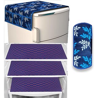 REVEXO Refrigerator Cover (Width: 98 cm, Multicolor)