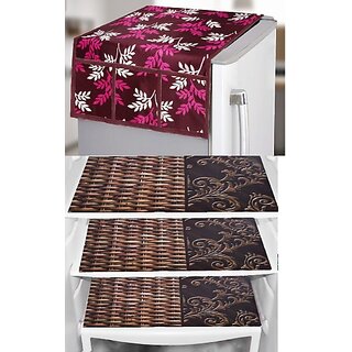 REVEXO Refrigerator Cover (Width: 20 cm, Multicolor)