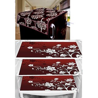 REVEXO Refrigerator Cover (Width: 20 cm, Multicolor)