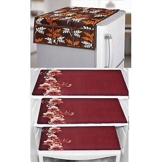 REVEXO Refrigerator Cover (Width: 20 cm, Multicolor)
