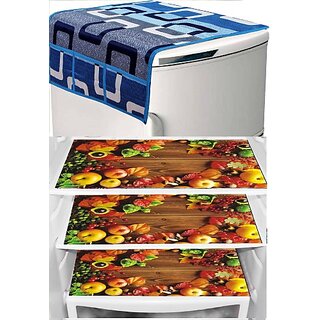REVEXO Refrigerator Cover (Width: 20 cm, Multicolor)