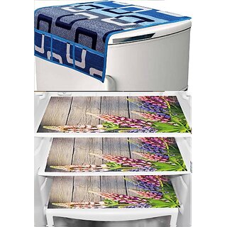 REVEXO Refrigerator Cover (Width: 20 cm, Multicolor)