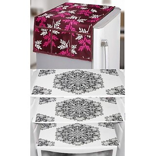 REVEXO Refrigerator Cover (Width: 20 cm, Multicolor)