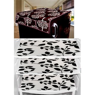 REVEXO Refrigerator Cover (Width: 20 cm, Multicolor)