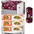 REVEXO Refrigerator Cover (Width: 98 cm, Multicolor)