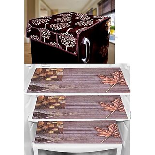 REVEXO Refrigerator Cover (Width: 20 cm, Multicolor)