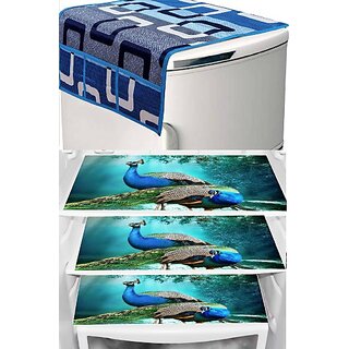 REVEXO Refrigerator Cover (Width: 20 cm, Multicolor)