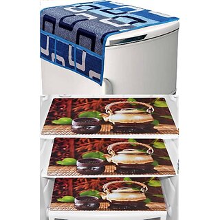REVEXO Refrigerator Cover (Width: 20 cm, Multicolor)