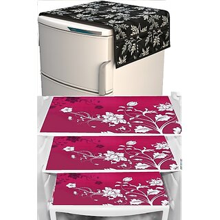 REVEXO Refrigerator Cover (Width: 20 cm, Multicolor)