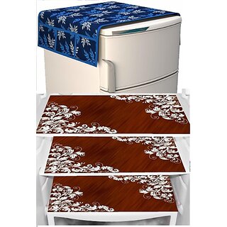 REVEXO Refrigerator Cover (Width: 20 cm, Multicolor)