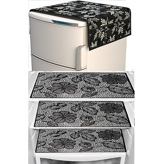 REVEXO Refrigerator Cover (Width: 20 cm, Multicolor)