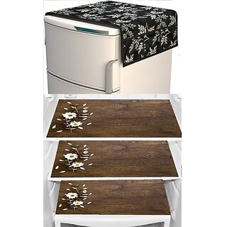REVEXO Refrigerator Cover (Width: 20 cm, Multicolor)