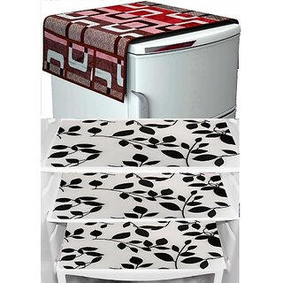 REVEXO Refrigerator Cover (Width: 20 cm, Multicolor)