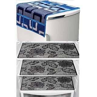 REVEXO Refrigerator Cover (Width: 20 cm, Multicolor)
