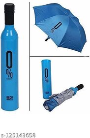Windproof Double Layer Umbrella with Bottle Cover Umbrella for UV Protection Rain Umbrella