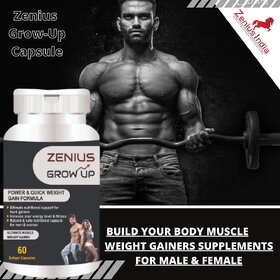 Zenius Grow Up Weight Gain Capsule for Men  Women