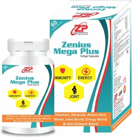 Zenius Mega Plus multivitamin Capsule for Immunity, Power  Joint
