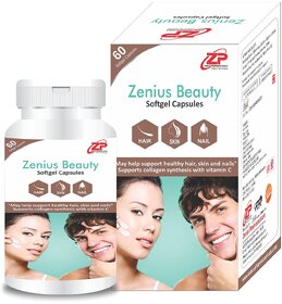 Zenius Beauty Multivitamin Capsule for Hair, Skin  Nail