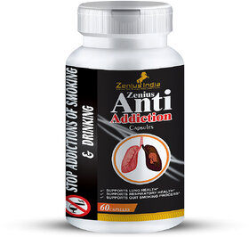 Zenius Anti Addiction Capsule for Alcohol Remover - 60 Capsules