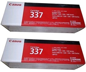 Canon 2 Pack 337 Black Toner Cartridge