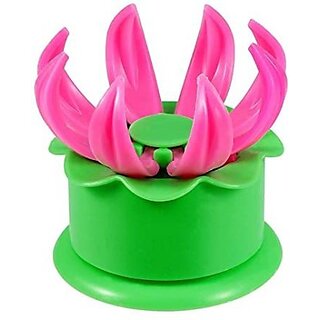 khorduExpo Plastic Momo Dumpling Maker Momos Maker Dough Press Plastic Steamer