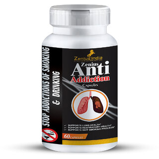 Zenius Anti Addiction Capsule for Alcohol Remover - 60 Capsules