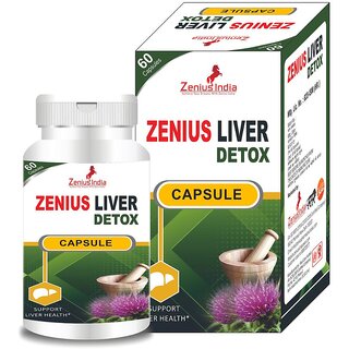 Zenius Liver Detox for Liver Treatment - 60 Capsules