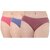 Loving Care Women Bikini  Panty- Pack of 3(Multi Color)