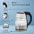 Double Safety Electric Kettle 2.0 Litre Transparent Top Scarlet Design For Hot Water, Tea, Coffee, Multipurpose