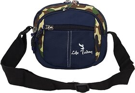 Life Today Blue Men & Women Sling Bag - Medium