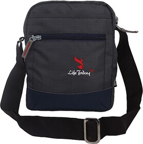 Life Today Grey Men & Women Sling Bag - Medium