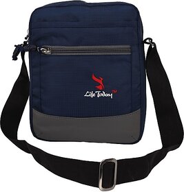 Life Today Blue Men  Women Sling Bag - Medium