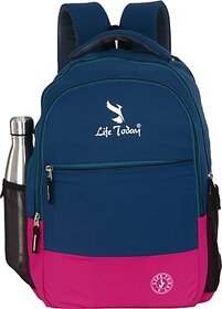 Life Today Large 36 L Backpack Bags for Men and Women School Bags (Blue)