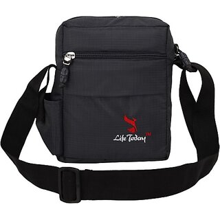 Life Today Grey Men & Women Sling Bag - Medium