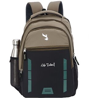 Life Today Large 35 L Backpack Bags For Men  College Backpack  School Bag  Office Bag (Black)
