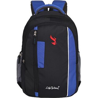 Life Today Large 33 L Laptop Backpack Laptop Backpack for Men and Women | Boys and Girls (Black)