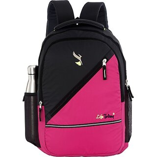 Life Today Large 35 L Backpack Bags For Men & Women | School Backpack For Boys and Girls (Pink)