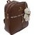 Life Today Backpack Fashion Vegan Leather Small Daypacks Purse for Girls and Women Waterproof Daypack (Brown, 3 L)