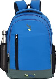 Life Today Large 35 L Laptop Backpack Bags For Men & Women | School Backpack | Lightweight College Back Pack (Black)